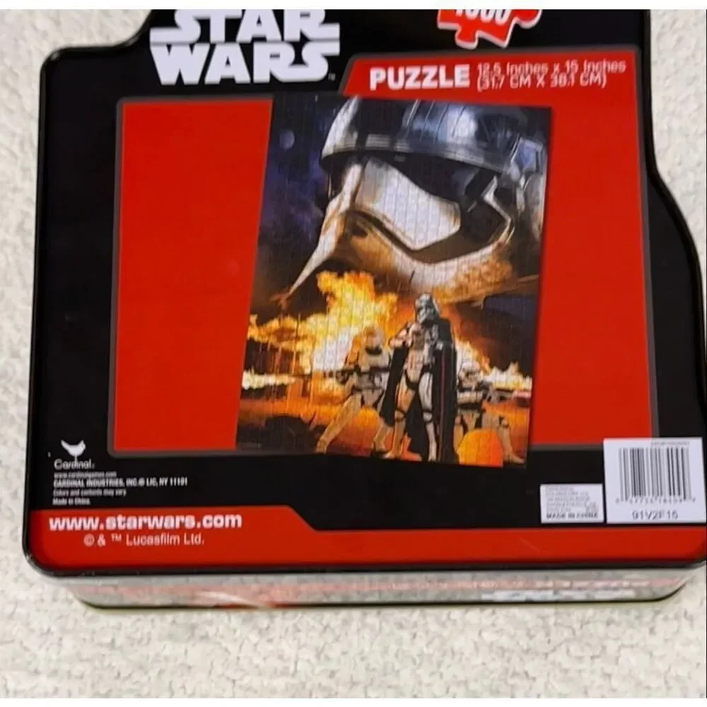 Disney Star Wars The Force Awakens 1000 Piece Jigsaw Puzzle - Collectible Tin